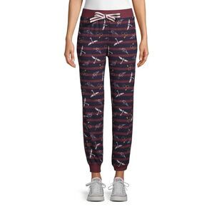 Official Harry Potter Women’s Jogger Track Pants Pajama Comfy Drawstring XS $26